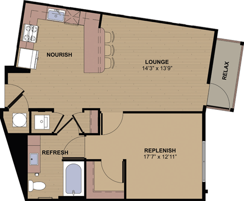 A1I_1BD 1 Bath_767sqft.